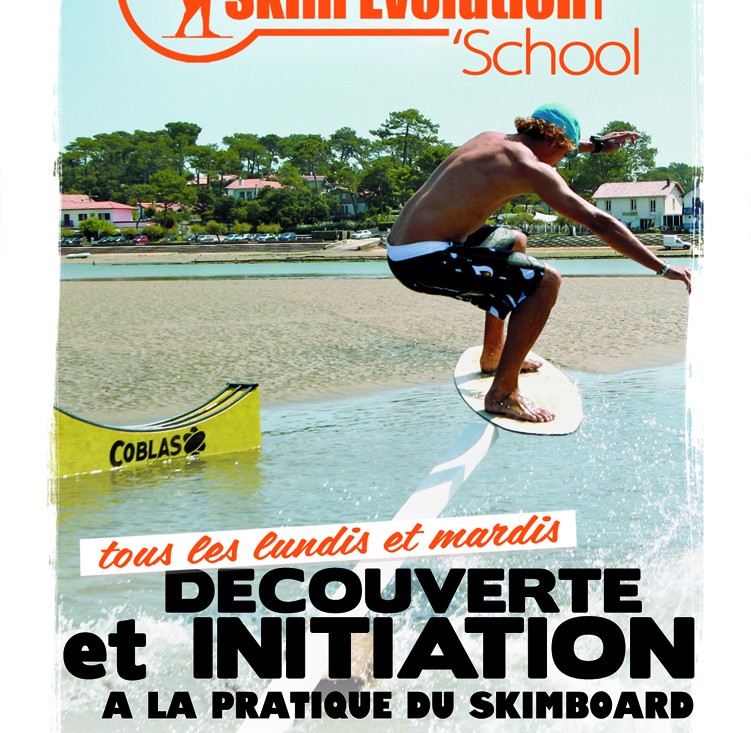 Coblas, skimboard, evolution, flat, initiation, découverte, glisse, module, vagues, hossegor