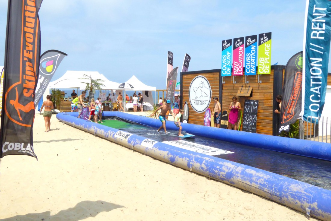 Le Skim Park Mobil en place