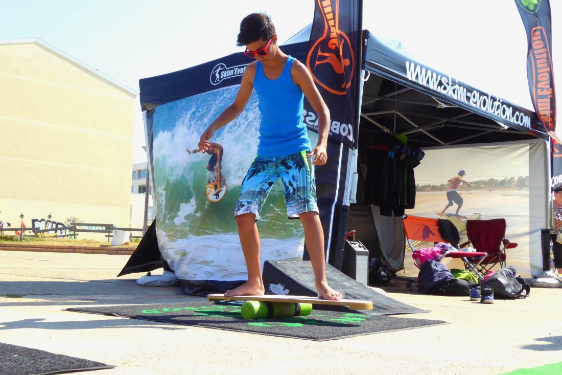 Coblas, Dune, Green Fix, Nuts traction, truc de fou, skimboard, evolution, flat, initiation, découverte, glisse, module, vagues, treuil, grinch, grind