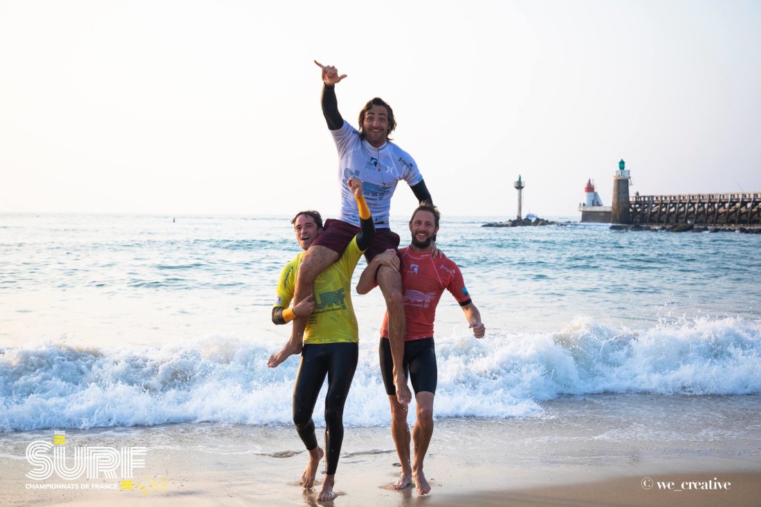 Axel Cristol - champion de France 2018 skimboard