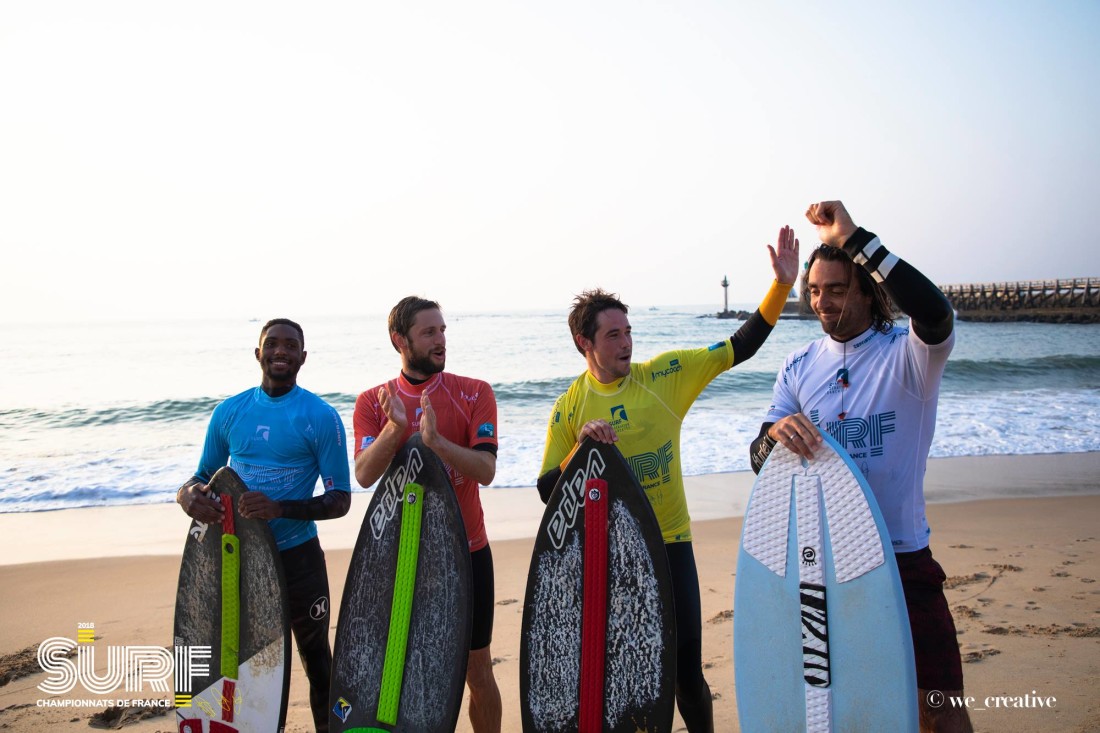 Podium - champion de France 2018 skimboard