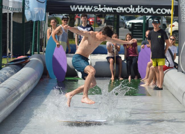 initiation skimboard / EVO Spirit Switcher / Saint-Médard / DUT Tech de Co / Bordeaux / Skim'Evolution / animation