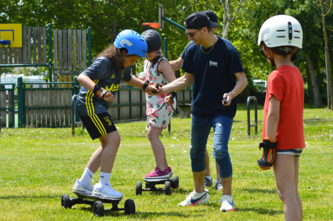 initiation skate électrique / EVO Spirit Switcher / E-Skate test / Bordeaux / Skim-Evolution